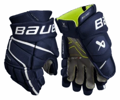Bauer Vapor 3X Pro Junior Hockey Gloves 9 Bauer Vapor 3X Pro Junior Hockey Gloves -Bauer Sales 3XPRO JR PALM NAV1