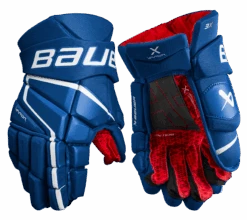 Bauer Vapor 3X Senior Hockey Gloves 20 Bauer Vapor 3X Senior Hockey Gloves -Bauer Sales 3X SR FRONT BLU2