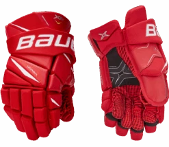 Bauer Vapor X2.9 Junior Hockey Gloves -Bauer Sales 660312 RED 01