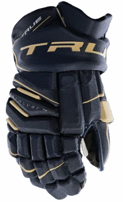 True Hockey True Catalyst 7X Senior Hockey Gloves -Bauer Sales CT7xGlove Navy Gold 283186e0 2f81 4f13 8bb3 f445b4a37612