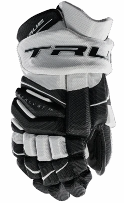 True Hockey True Catalyst 7X Junior Hockey Gloves 19 True Hockey True Catalyst 7X Junior Hockey Gloves -Bauer Sales CT 7x Glove Black White 1