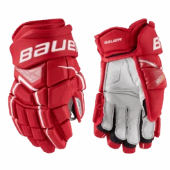 Bauer Supreme Ultrasonic Intermediate Hockey Gloves -Bauer Sales SUPREMEULTRASONICGloveSenior RED b4855662 7331 4e23 9676 b37d63bae56c