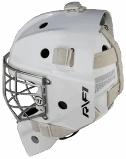 Warrior RF1+ Junior Goalie Mask -Bauer Sales rf1jpm0wh war 03 i