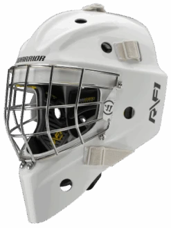 Warrior RF1 Pro Senior Goalie Mask -Bauer Sales rf1pm0wh war 01 i