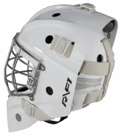 Warrior RF1+ Senior Goalie Mask -Bauer Sales rf1spm0wh war 03 i