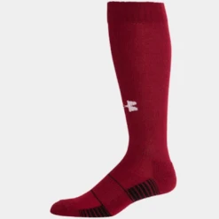 Under Armour Team Over-The-Calf Senior Socks -Bauer Sales under armour team over the calf cardinal socks 1