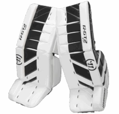 Warrior Ritual GT2 Intermediate Goalie Pads (w/ Knee Pads) -Bauer Sales warrior ritual gt2 intermediate goalie pads black white