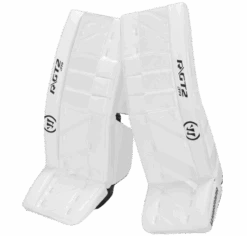 Warrior Ritual GT2 Junior Goalie Pads (w/ Knee Pads) -Bauer Sales warrior ritual gt2 junior goalie pads white